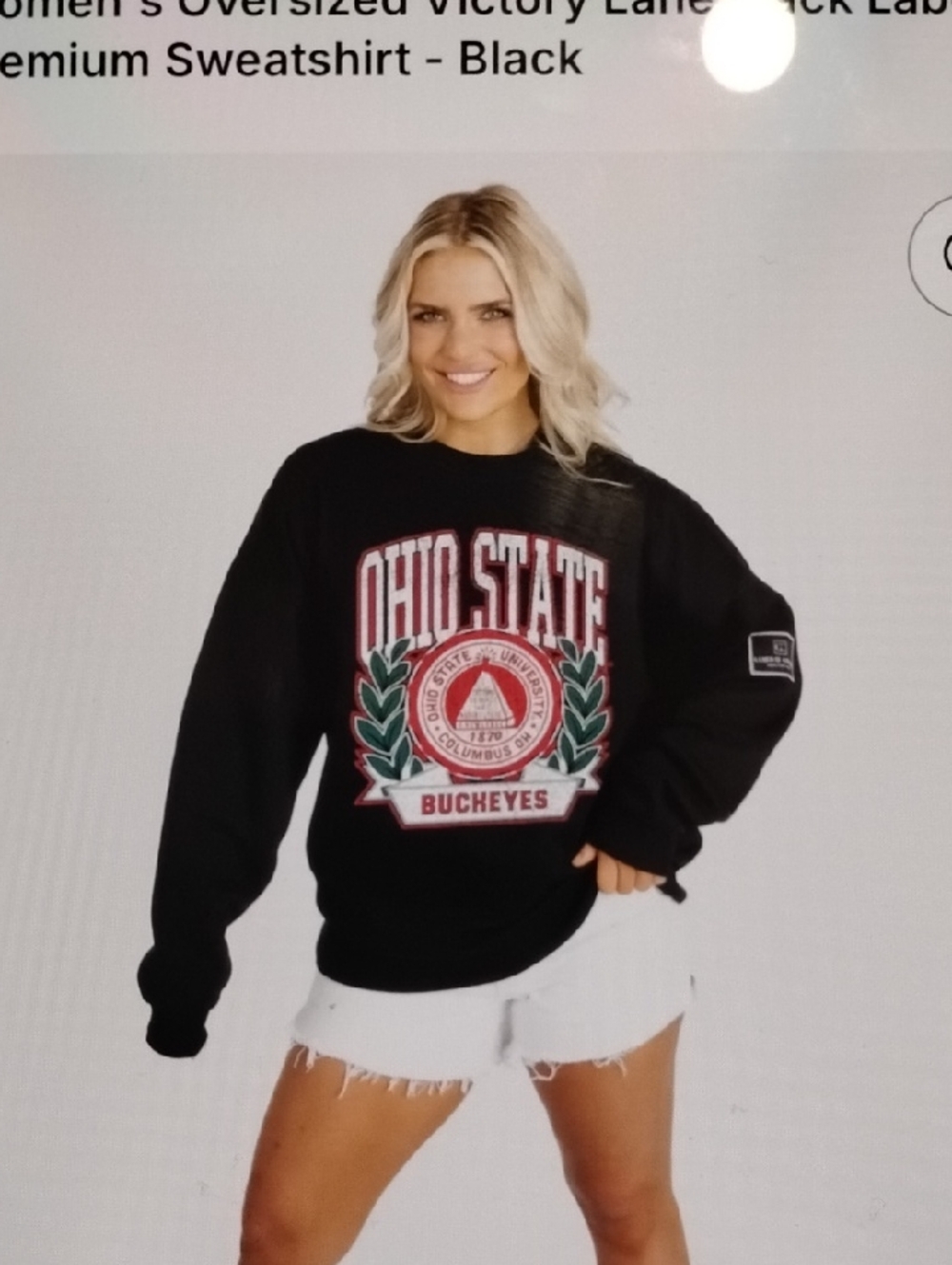 Ohio State Buckeyes Black GamedayCouture Sweatshirt